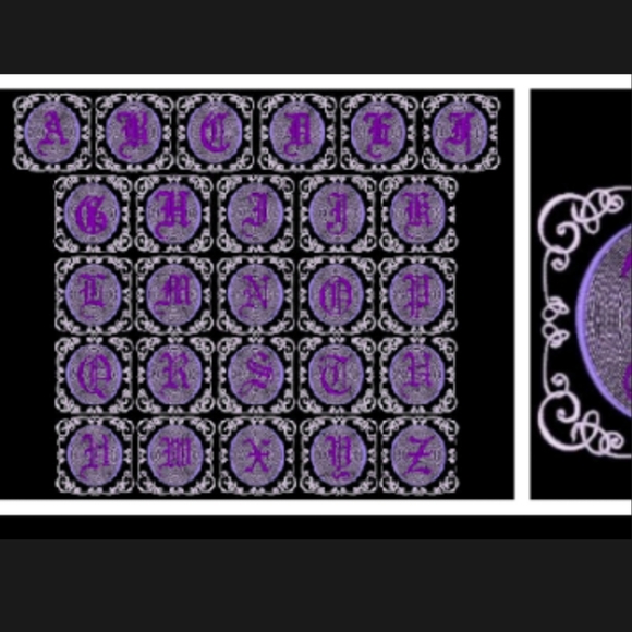 Embroidery Initial - Picture 4 of 6